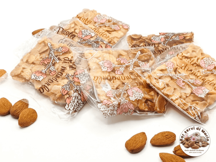 Torroncini sfoglia croccanti alle mandorle Pasticceria Siciliana Artigianale