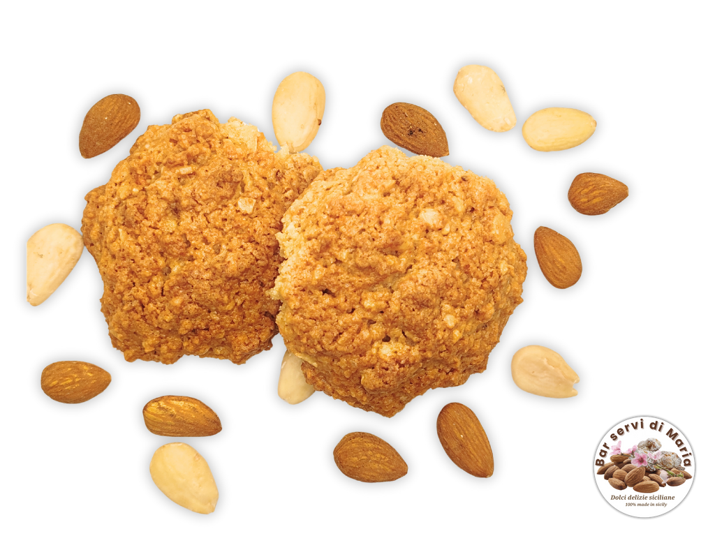 Biscotto croccante alle mandorle dolci delizie siciliane
