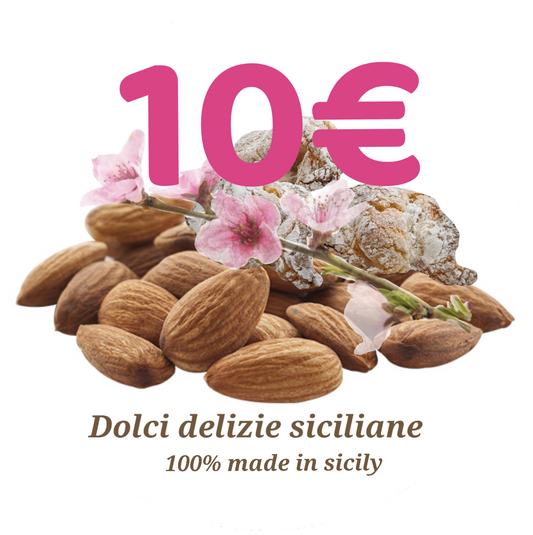 Gift card buono regalo 10€ dolci delizie siciliane