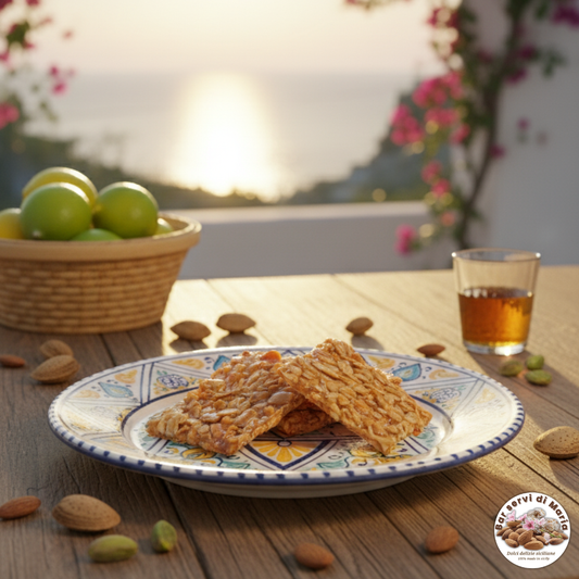 Torroncini Sfoglia Croccanti Mandorle Pasticceria Siciliana Artigianale