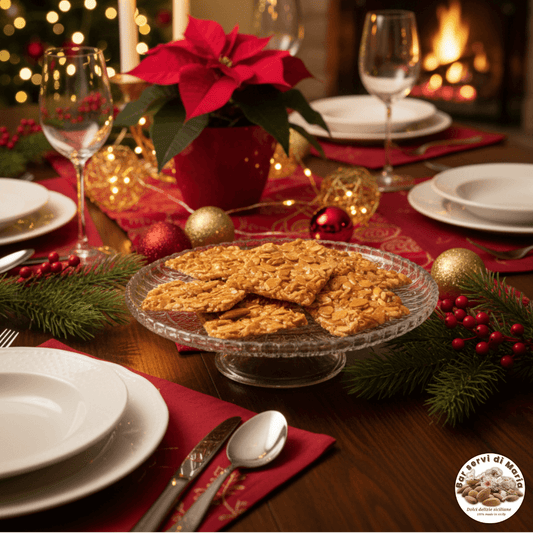 Torroncini sfoglia croccanti alle mandorle Pasticceria Siciliana Artigianale